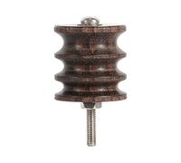 Walfront in Legno Artigianale in Pelle Burnisher Kit, Multifunzione in Legno Lucidato Burnisher Slicker Set a Punta/Piatto Macinazione Punte, Utile New 3 Slots