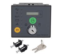 Walfront Indicatore LED, Controller Generatore di Avvio Manuale Genset 702MS HC 8 a 35 V Chiave di Avvio Automatico ABS con Modulo di Controllo Automatico per Arresto di Emergenza