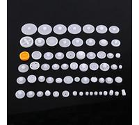 Walfront Ingranaggi Motore in plastica Fai Te Robot Gear Kit Puleggia Cinghia Singola e Doppia Corona Gear Set per Robot Auto Fai Te (64 Tipi)