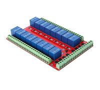 WALFRONT Interfaccia Modulo relè a 16 con Accoppiatore Ottico per Controllo Industriale DC 5 V 12 V 24 per Sistemi HVAC PLC e Carbone Polverizzato (DC24V)