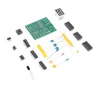 WALFRONT Kit Contatore Decimale, Tuta Didattica per Progetti Elettronici Formazione su Parti Fai-te 3-5 V CC, Kit Modulo Contatore LED Digitale Fai-te con una Funzione di Ripristino Chiave,