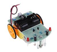 Walfront Kit di Accessori Fai Te per Auto Intelligenti Ricambi per Auto di Pattuglia di Linea Set di Componenti Elettronici