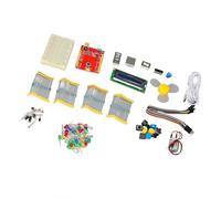 Walfront Kit di Programmazione Fai-da-Te per Scratch con Display LCD Breadboard e Kit Scheda di Sviluppo Avviatore Elettronico per L'apprendimento del Motore CC