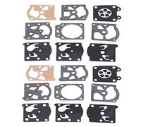 Walfront Kit di Ricostruzione Riparazione Carburatore, Materiale in Gomma 2 Set Design Dimensioni Compatte Danni Ad Alta affidabilità, Facile da Usare e Installare, per Tosaerba WT K24?WAT WT866