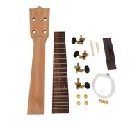 Walfront Kit di Sostituzione del Collo Ukulele per il Collo Crea il Tuo Kit Fai -da -te Ukulele a Collo Orgumano in Palissandro Aderente Facile da 23 Pollici Ukulele