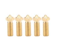 Walfront Kit di Ugelli per Estrusore 0,4 Mm in Ottone per Stampante 3D, Compatibili con X Plus 3, Ricambi per Stampanti 3D per PLA, ABS, PETG, TPU, PC