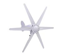Walfront Kit Generatore di Turbine Eoliche 300W 6 Lame Generatore di Mulini a Soluzione di Energia Rinnovabile con Controller Efficiente per Casa, Fattoria, Barche