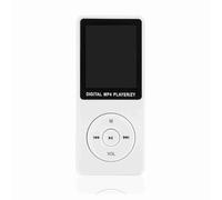 Walfront Lettore MP4 da 32 GB, Lettore Digitale Portatile ABS con Schermo TFT da 1,8 Pollici, Altoparlante Integrato, Registrazione Radio FM, Pulsanti a Sfioramento, per Viaggi di Apprendimento