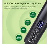 Walfront Microfonico Wireless, Microfoni Dinamici Professionali, Plug and Play, Perfetti per Karaoke, Matrimoni e Discorsi (1 ricevitore e 1 microfono)