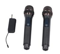 Walfront Microfono Wireless con Schermo LED Set di Microfoni a Bobina Mobile per Spettacoli di Karaoke