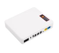 Walfront Mini UPS 20800mAh Alimentatore di Backup con Batteria per Modem Router Fotocamera USB Tipo C DC 5 V/9 V/12 Uscite Multiple Protegge L'apparecchiatura (Spina europea)