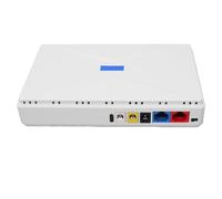 WALFRONT Mini UPS (gruppo di continuità) con Batteria di Backup da 8800 MAh per Router, Modem e Telecamere di Sicurezza, bianco. (Spina europea)