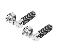 Walfront Motore Motore PEDE Piety GRASSEMBINATO per Pietro per Protezione del Pole di CRASCE 1 Pollice, Pedali di Protezione del per Motociclisti, Adatti per Bielle 26 Mm-31 Mm (Colore in Acciaio