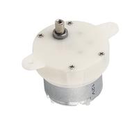 Walfront Motoriduttore DC 12V Scatola Ingranaggi in Plastica Mini Motore 10 Giri/min Funzionamento Silenzioso a Bassa velocità con Cablaggio Terminale per Giocattoli Distributori Automatici