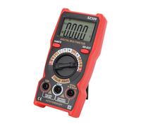 Walfront Multimetro Digitale, Tester di Tensione della Batteria per Autoveicoli con Staffa Regolabile e Retroilluminazione per la Misurazione della Tensione CC CA Ohm Amp