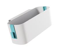 Walfront Organizer per Mensola da Comodino, Ripiano Portaoggetti da Appendere Al Comodino in Plastica ABS con 2 Ganci, Cestino Organizer per Letto Salvaspazio per Letto a Castello, Dormitorio, (GREEN)