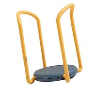 Walfront Organizzatore di Ciotole Regolabile, Porta di Asciugatura Ecologica, Design a Risparmio Spaziale con Drenaggio Efficiente per il Bancone della (Giallo Blu)
