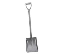 Walfront Pala da Scavo 100cm, Testa Piatta in Acciaio Al Manganese con