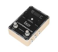 Walfront Pedale Looper per Chitarra Drum Machine 2 in 1 Effetto Loop Stereo con Accordatore, Controllo Doppio Pedale in Lega di Alluminio 160 Minuti di Registrazione 100 Groove per Performance Dal