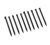 Walfront Penne Touch Screen di Ricambio per Stilo 3DS XL ABS Confezione da 10 Accessori per Console con Punta Fine per i Nuovi Lettori Portatili 3DS XL da Viaggio per Uso Domestico (BLACK)
