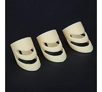 Walfront Plettri per Chitarra 6 Pezzi Universali in Acciaio e Plettri per Chitarra Classica M 14mm L 16mm Tono Trasparente Set di Ricambio Facile da Indossare per Musicisti e Pratica (L grande)