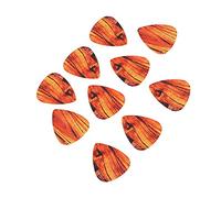 Walfront Plettri per Chitarra in Plastica da 10 Pezzi, Set di Plettri di Alta qualità per Chitarra, Basso, Ukulele, Spessore 0,38 Mm, Accessorio per Musicisti