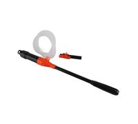 WALFRONT Pompa di Sifone Elettrico Facile Usare Pompa Batteria Portatile per Trasmissione del Carburante, Buona compatibilità, Materiale ABS