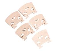 Walfront Ponti per Violino in Legno di Acero da 5 Pezzi, Accessorio per Strumenti Durevoli, Perfetti per Violinisti di Dimensioni 4/4