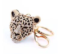Walfront portachiavi Ciondolo Borsa Portachiavi a Forma Di Leopardo