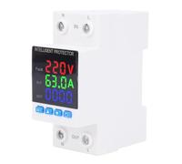 Walfront Protettore di Tensione Intelligente, Misurazione del Misuratore di elettricità a LED a LED a Tensione, Binario DIN per Scatole di Distribuzione Machine Tools CNC per L'uso