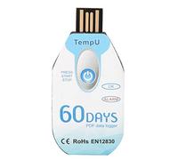 Walfront Registratore di Dati di Temperatura PDF Monouso Porta USB Porta 10000 Punti Utilizzati per Monitorare Il Processo di Trasporto e Conservazione degli Alimenti