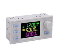 Walfront Regolatore di Tensione, Modulo Convertitore Digitale Regolabile, Ingresso DC6-36V, Uscita 5A per Alimentatore Mobile e Driver LED