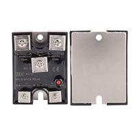 Walfront Relè a Stato Solido 1NO1NC 25A Modulo CA Controllato con Copertura in Plastica con Indicatore Ad Alta luminosità per Applicazioni di Controllo della Temperatura