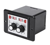 Walfront Relè Interruttore Timer On/off Manopola relè Doppia Regolabile da 0 a 10s 5A AC 110 220V DC 12V 14V per Circuito di Controllo Automatizzato Comunicazione Remota Uso Meccatronico (DC12V)