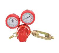 Walfront Riduttore di Pressione Dell'Acetilene Porta di Ingresso 8 Mm Doppio Display Misuratore di Acetilene Antiurto con Regolatore del Flusso D'aria Misuratore Facile Installare