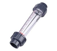 Rotametro Dell'Acqua a Tubo di Plastica 300-3000L / H, LZS-25 Flussometro Liquido Galleggiante Doppio Connettore Femmina per Tubo DN 25