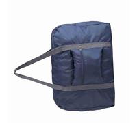 WALFRONT Sacca da Viaggio Pieghevole di Ampio Spazio con Nylon a Mano e Materiale in Poliestere Comodo e Pratico per Cosmetici di Vestiti e Borsone da Stoccaggio Quotidiano (blu scuro)
