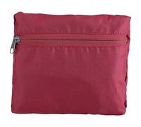 WALFRONT Sacca da Viaggio Pieghevole di Ampio Spazio con Nylon a Mano e Materiale in Poliestere Comodo e Pratico per Cosmetici di Vestiti e Borsone da Stoccaggio Quotidiano (WINE RED)