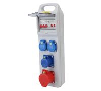 Walfront Scatola di Uscita Elettrica Industriale a Prova di Acqua Portatile Box di Distribuzione Esterno con Manico 490x140x90mm per Fabbrica di Cantiere