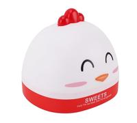 Walfront Scatola per Distributore di Tessuti, Plastica con Design di Pollo Carino, Organizzatore di Tessuti Multifunzionale e Pratico per Soggiorno e Camera da Letto (WHITE)