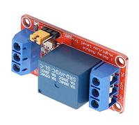 Walfront Scheda Modulo relè Accoppiatore Ottico, Interruttore relè Actuator Alto/basso A 1 Canale 5 V 12 V 24, Design con Tolleranza Ai Guasti Uscita 10 A per Automazione Industriale Controllo (24V)