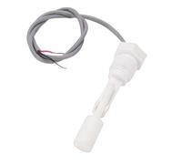 Walfront Sensore Livello Acqua Liquido Interruttore Sensore Galleggiante Montato Lateralmente Filettatura NPT da 1/2 Pollice Plastica PP 100 PSI Bianco