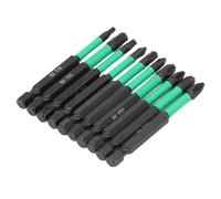 Walfront Set di 10 Punte per Cacciavite Magnetico a Stella a Croce, Punte da Trapano a Percussione Ad Alta Durezza, Antiscivolo, in Acciaio Legato per Perforazione Elettrica