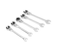 Walfront Set di Chiavi a Forchetta Doppia Aperta, Chiavi a Cricchetto con