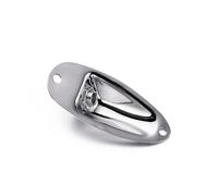 Walfront Set di Fermi per Corde per Chitarra, Hardware in Metallo per Chitarra Elettrica, Migliora le Prestazioni con Piastra per Manico e Piastra per Presa Jack Caricata per Chitarre (SILVER)