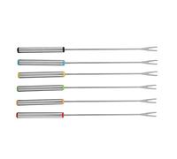 WALFRONT Set di Forchette per Fonduta, Strumenti per Immersione in Acciaio Inossidabile per Cioccolato e Formaggio, Perfetti per Feste e Celebrazioni di Coppia