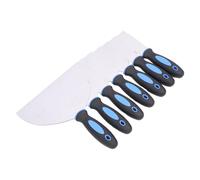 Walfront Set di Raschietti per Mastice in Acciaio Inossidabile da 6 Pezzi con Custodia, per Carta da Parati in Cartongesso