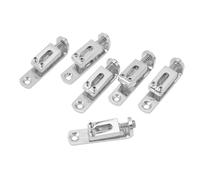 Walfront Set di Ricambio per Sella per Ponte per Chitarra in Lega di Zinco da 6 Pezzi per Chitarra Elettrica a 6 Corde con Pregevole Fattura per Migliorare il Tono e il Sostegno (SILVER)