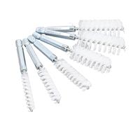 Walfront Set di Spazzole per Foro a Filo Ritorto 6 Pezzi Spazzola per Pulizia Antiruggine da 4 Pollici con Gambo Esagonale da 1 4 Pollici per Trapano Elettrico Tubo Metallico Preparazione della