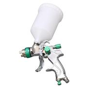 WALFRONT Set di Spray per Vernice Automobilistica HVLP con Cappuccio in Ottone da 600 Ml e 3 Ugelli per Lavori di Verniciatura di Auto